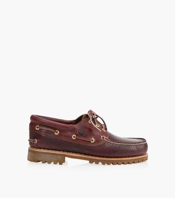 TIMBERLAND AUTHENTIC HANDSEWN BOAT SHOE - Burgundy Leather | BrownsShoes