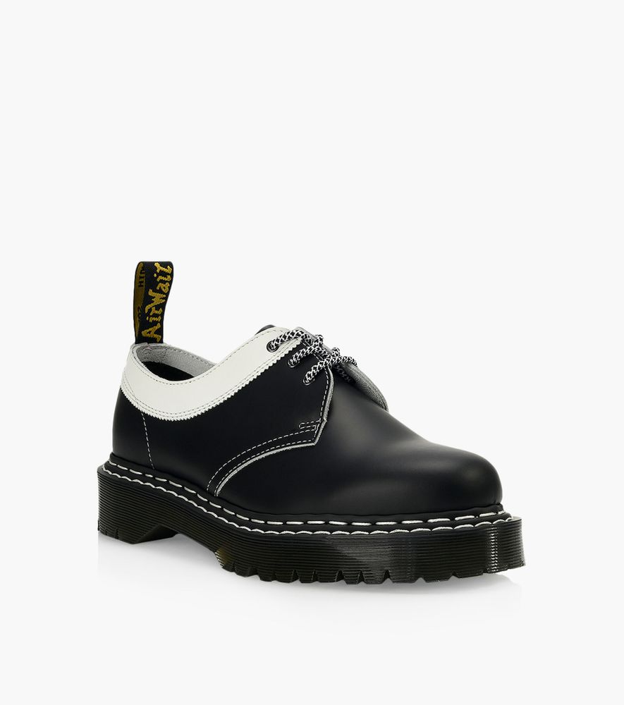 DR. MARTENS 1461 BEX DOUBLE STITCH - Black Leather | BrownsShoes