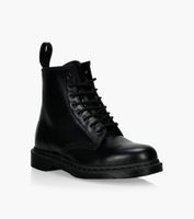 DR. MARTENS 1460 MONO LACE UP BOOTS - Black Leather | BrownsShoes
