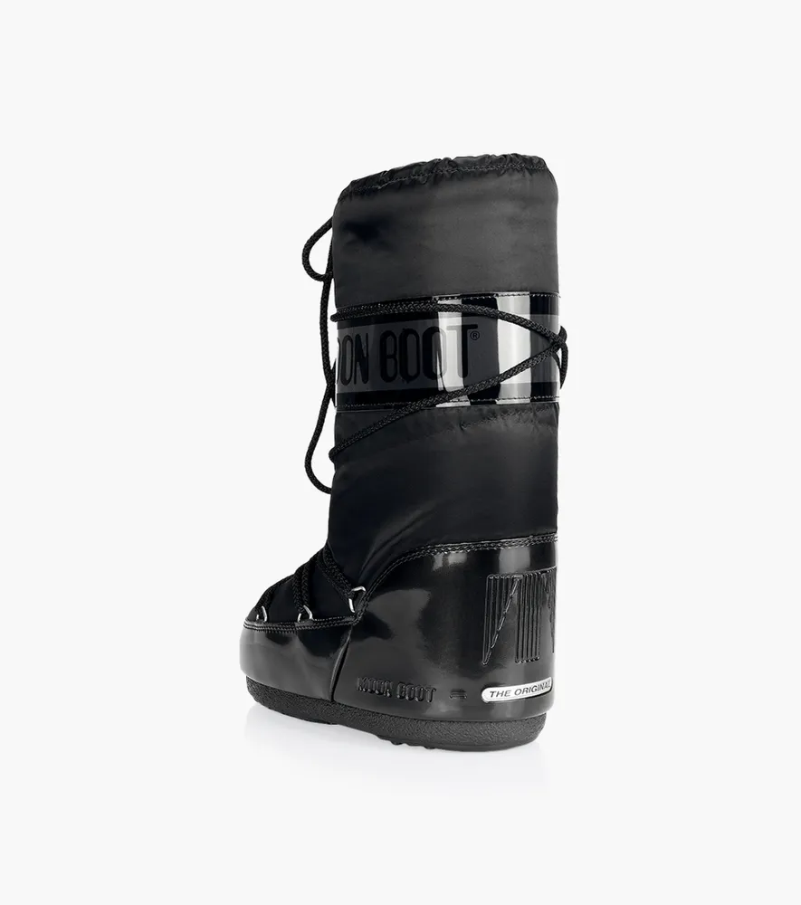 MOON BOOT ICON GLANCE BOOTS - Black Nylon | BrownsShoes