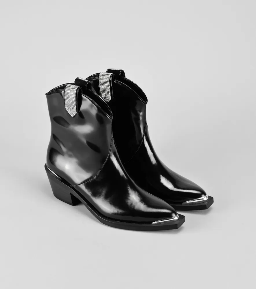 WISHBONE JESSICA - Black Leather | BrownsShoes