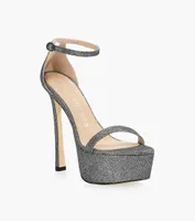 STUART WEITZMAN NUDIST CURVE HOLLYWOOD - Pewter Fabric | BrownsShoes
