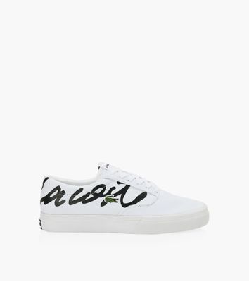 LACOSTE JUMP SERVE LACE SNEAKERS - White Canvas | BrownsShoes