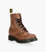 DR. MARTENS 1460 SERENA FURLINED - Tan Leather | BrownsShoes