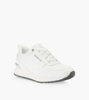 MICHAEL KORS ALLIE STRIDE TRAINER - White Nylon | BrownsShoes | Bramalea  City Centre