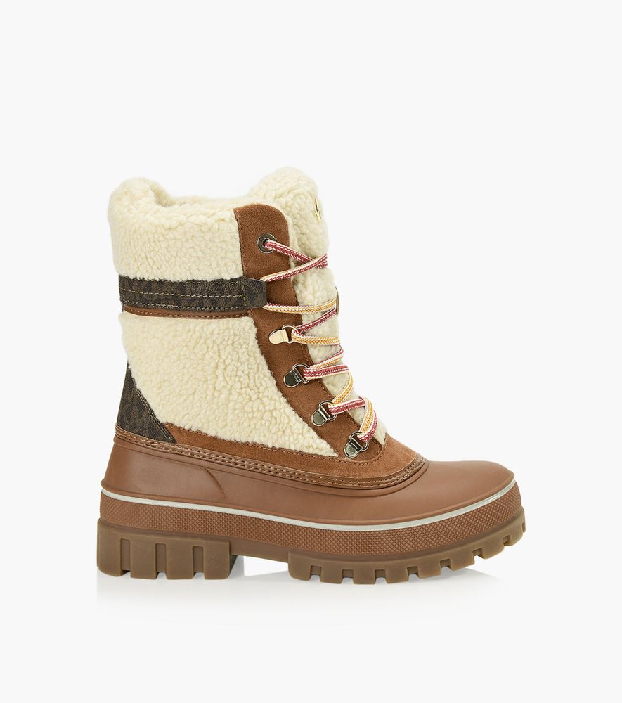 MICHAEL KORS OZZIE ANKLE BOOT - Tan Synthetic | BrownsShoes | Bramalea City  Centre