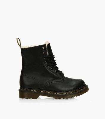 DR. MARTENS 1460 SERENA FAUX FUR LINED LACE UP