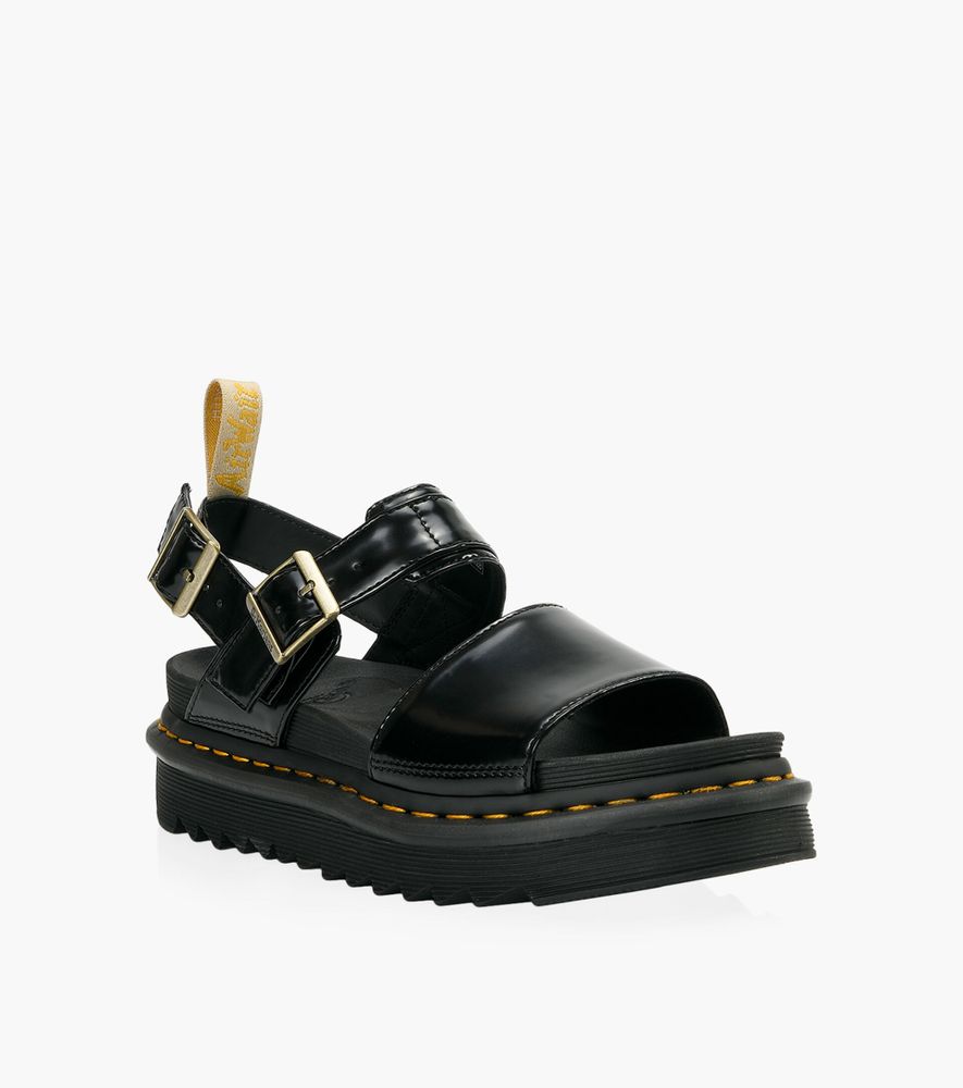 DR. MARTENS VEGAN VOSS - Black Synthetic | BrownsShoes