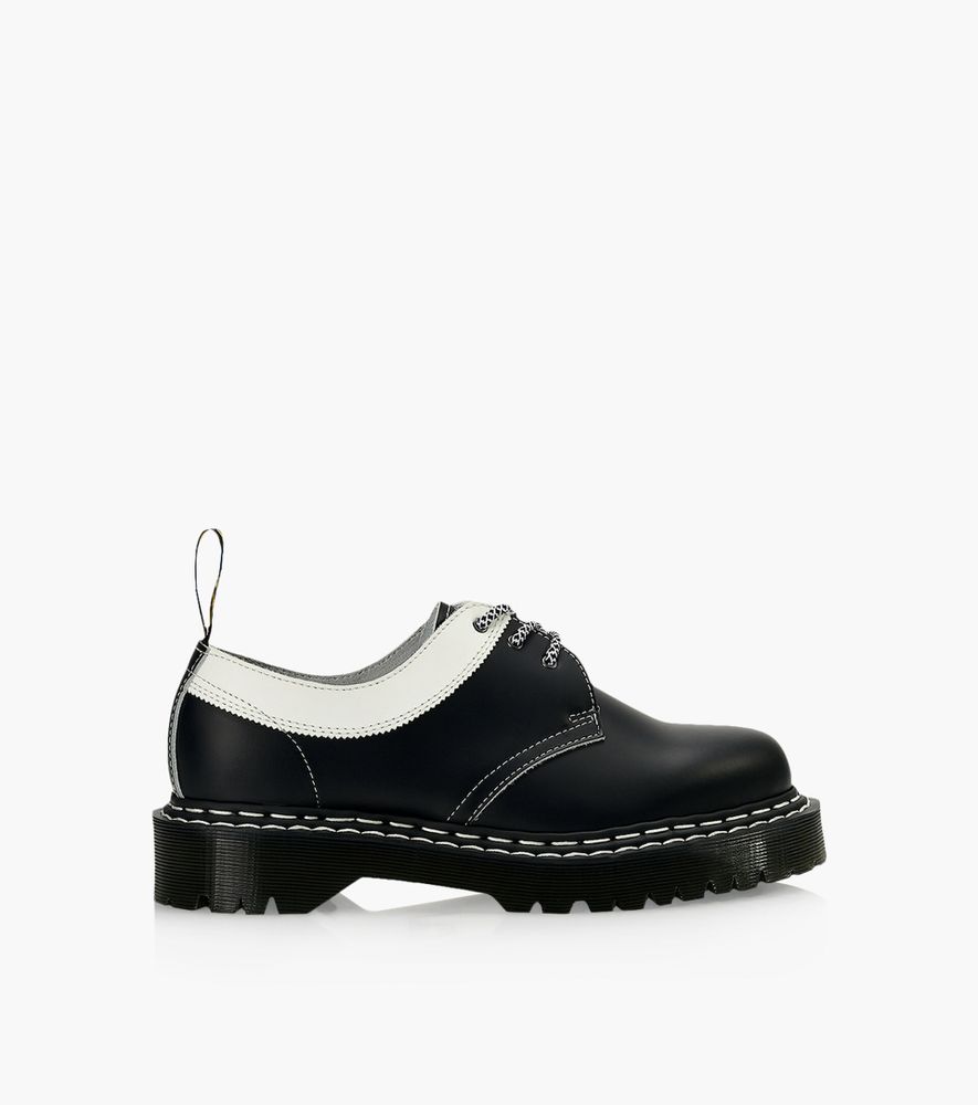 DR. MARTENS 1461 BEX DOUBLE STITCH - Black Leather | BrownsShoes