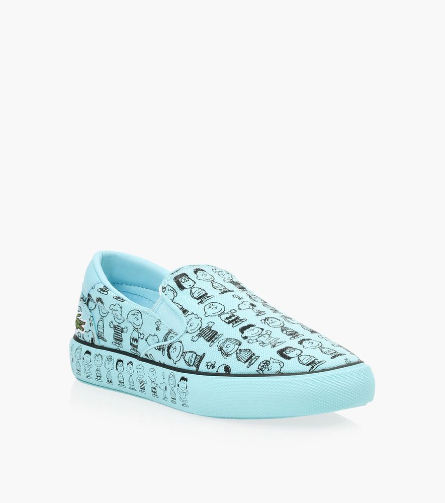 LACOSTE WIDE LAST SLIP SNOOPY - Blue | BrownsShoes