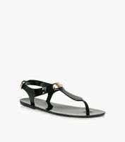 MICHAEL KORS MK PLATE JELLY - Black Rubber | BrownsShoes