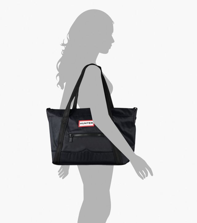 Borsa A Tracolla Hunter Tote Nylon Midi – Pratica E Resistente, Colore Oliva, Perfetta Per Ogni Giorno - 4