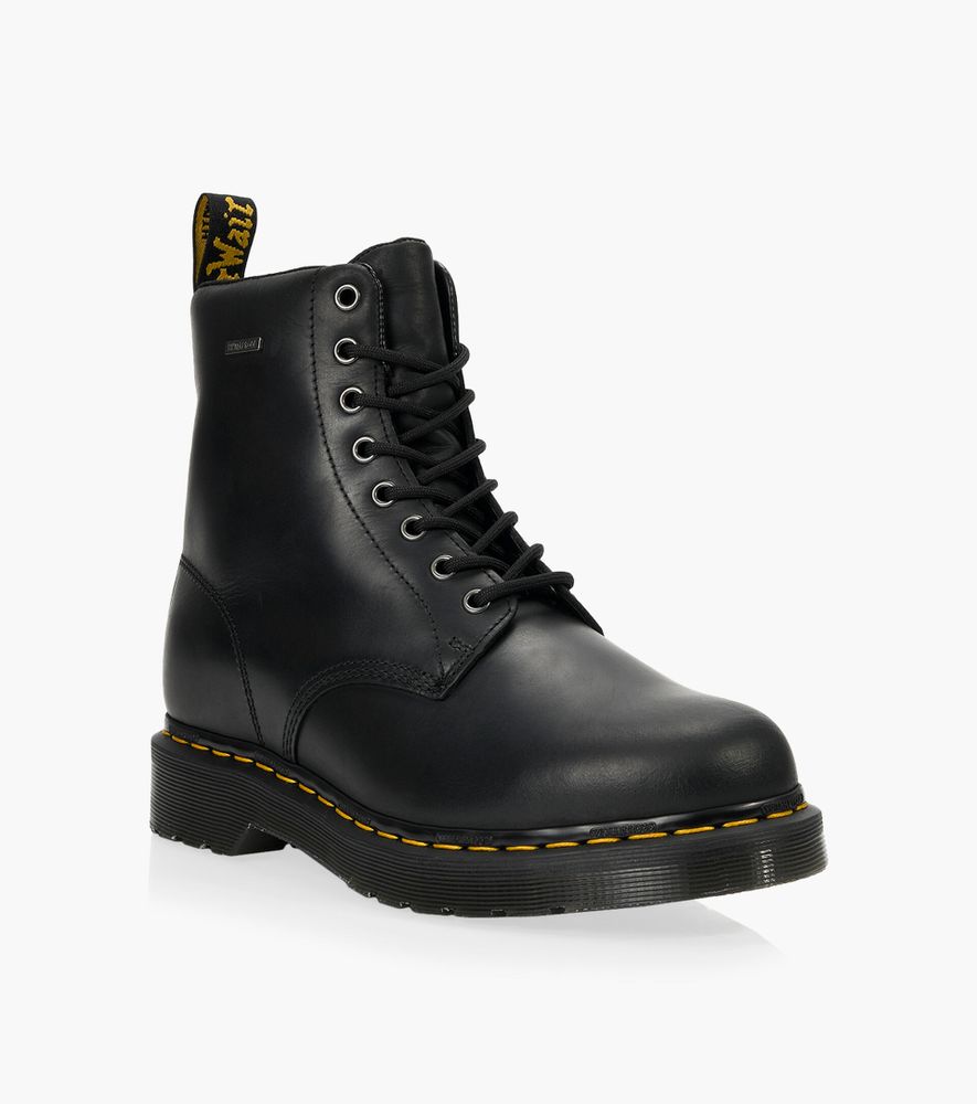 DR. MARTENS 1460 MEN'S WATERPROOF LACE UP BOOTS - Black Leather | BrownsShoes