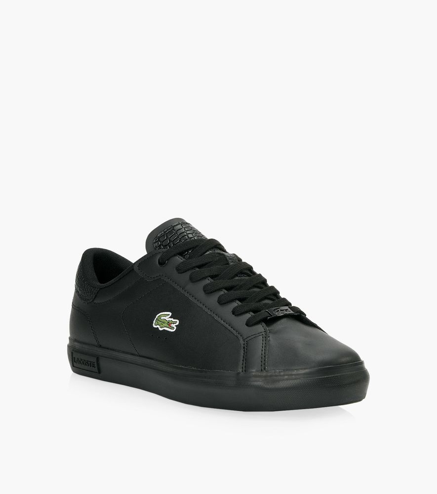 LACOSTE POWERCOURT - Black Patent Leather | BrownsShoes