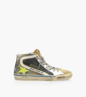 GOLDEN GOOSE SLIDE CANVAS CAMO - Grey Canvas | BrownsShoes