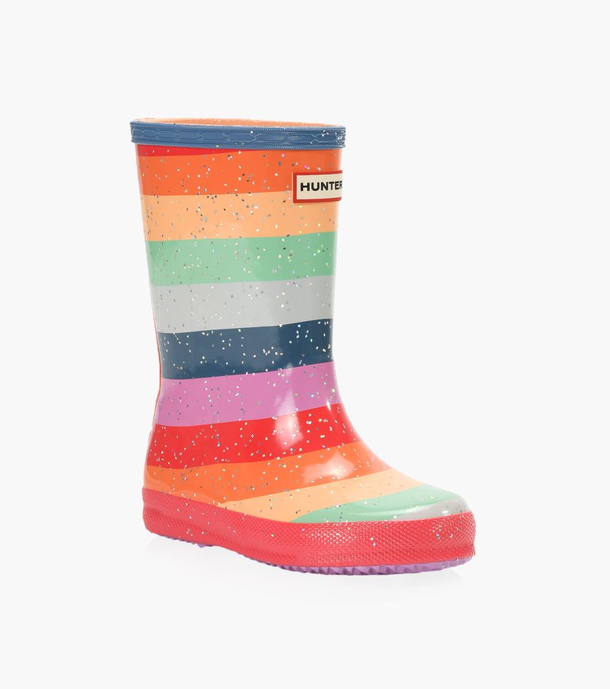 HUNTER ORIGINAL KIDS FIRST CLASSIC RAINBOW GIANT GLITTER - Multicolour | BrownsShoes