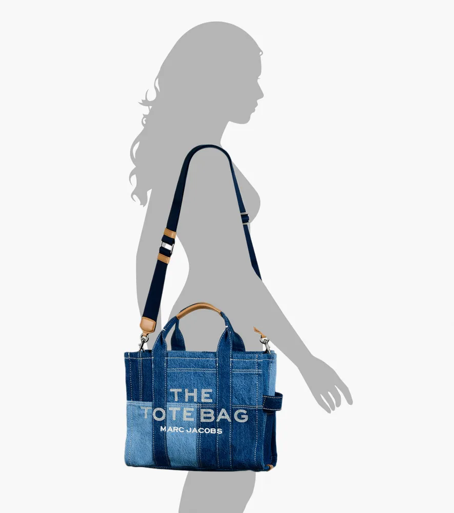 MARC JACOBS THE MEDIUM TOTE - Blue Fabric | BrownsShoes