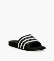 ADIDAS ADILETTE SLIDES - Black & Colour Synthetic | BrownsShoes