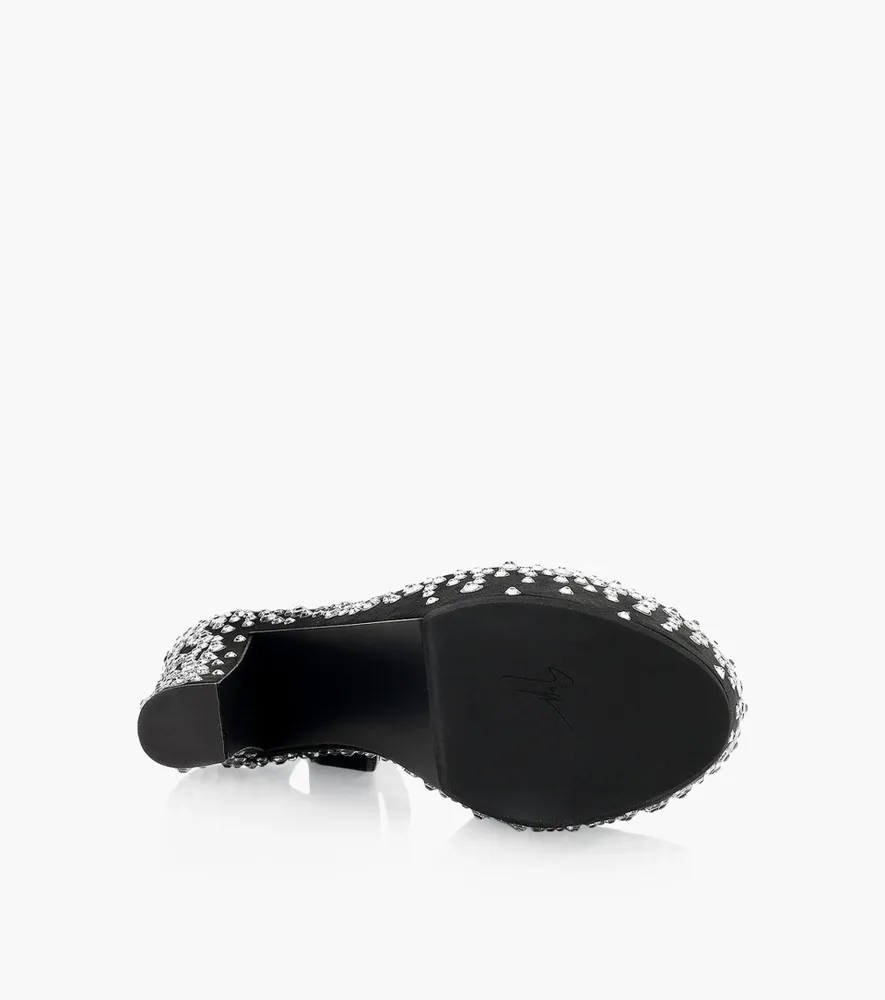 GIUSEPPE ZANOTTI TARIFA JEWEL - Black Patent Leather | BrownsShoes
