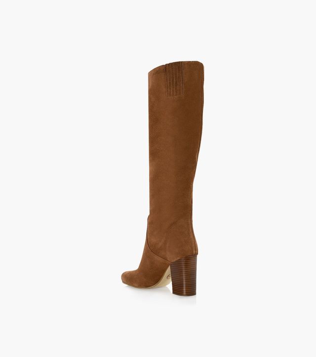 Shop MICHAEL Michael Kors Leigh Suede Tall Boots Saks Fifth Avenue |  