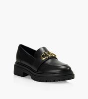 MICHAEL KORS PARKER LUG LOAFER - Black Leather | BrownsShoes