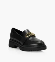 MICHAEL KORS PARKER LUG LOAFER - Black Leather | BrownsShoes