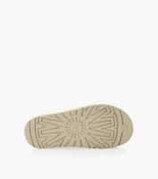 UGG FUZZ SUGAR SLIDE - Beige Sheepskin | BrownsShoes