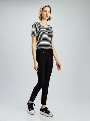 Pantalon skinny ajusté à enfiler