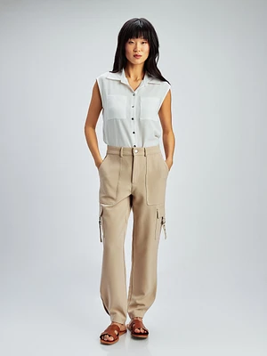 Pantalon droit semi-ajusté