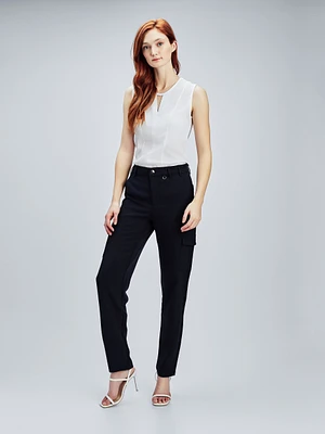 Pantalon étroit semi-ajusté