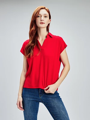 T-shirt semi-ajusté à manches courtes