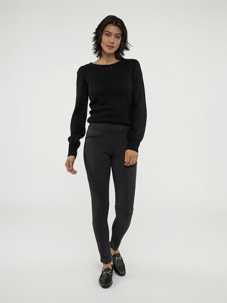 Pantalon skinny ajusté à enfiler