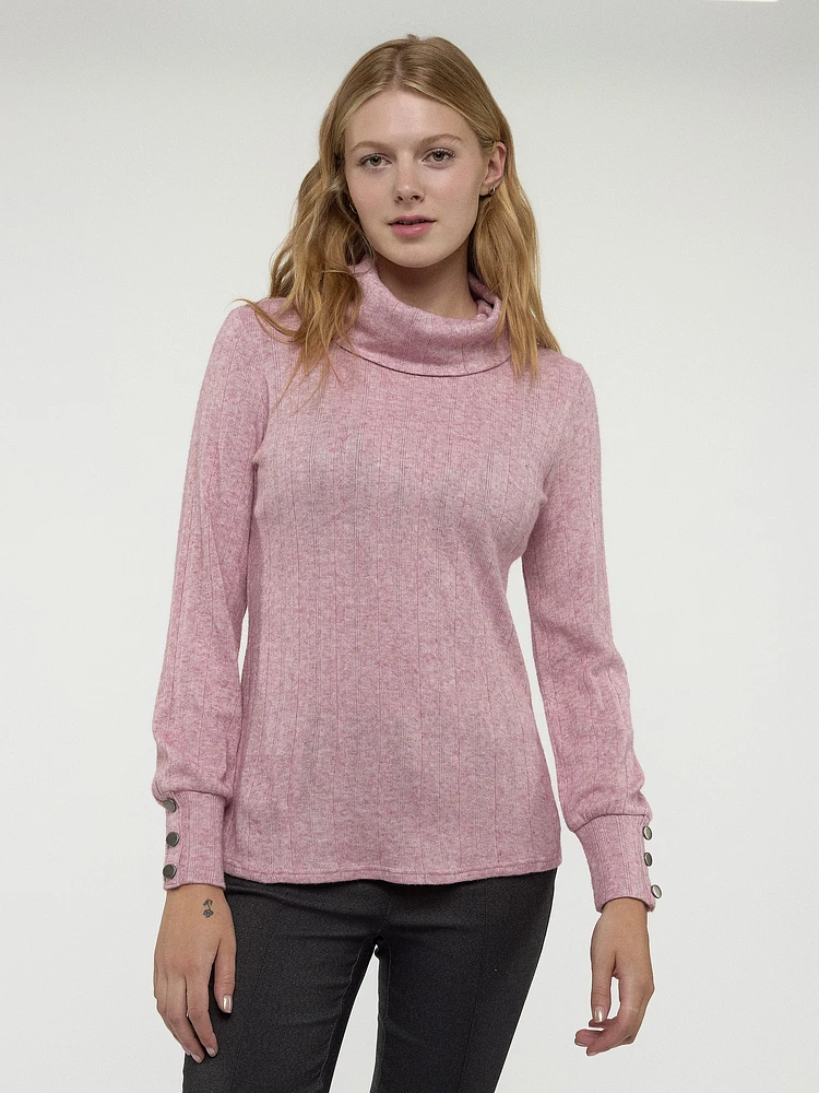 T-shirt semi-ajusté à manches longues