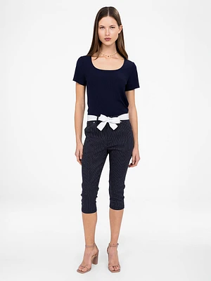 Capri skinny ajusté