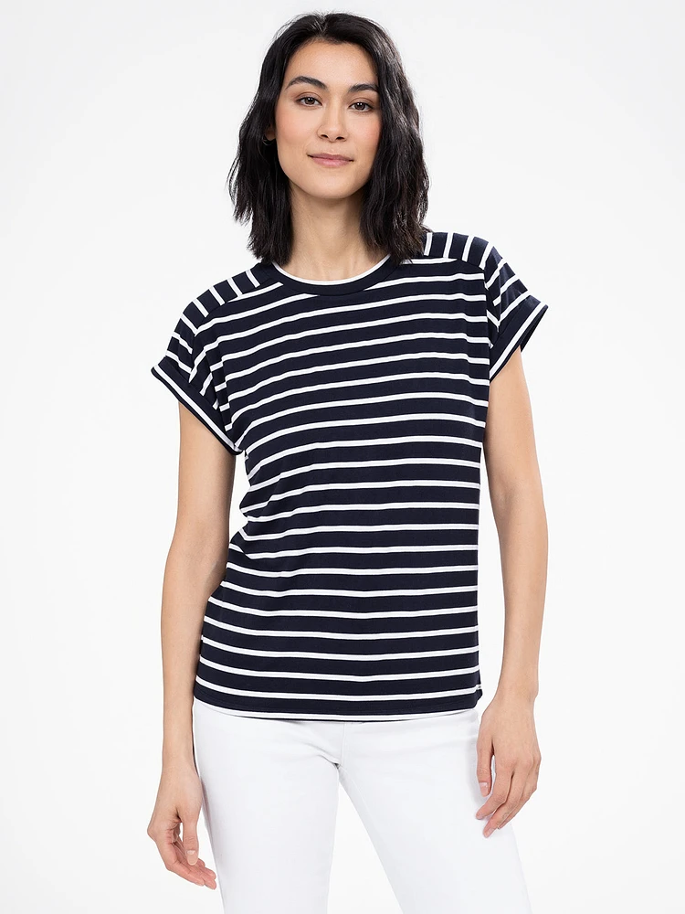 T-shirt semi-ajusté à manches courtes