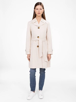 Long manteau semi-ajusté