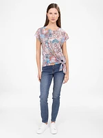 T-shirt semi-ajusté à manches courtes