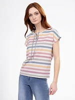 T-shirt semi-ajusté à manches courtes