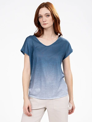 T-shirt semi-ajusté à manches courtes