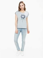 T-shirt semi-ajusté à manches courtes