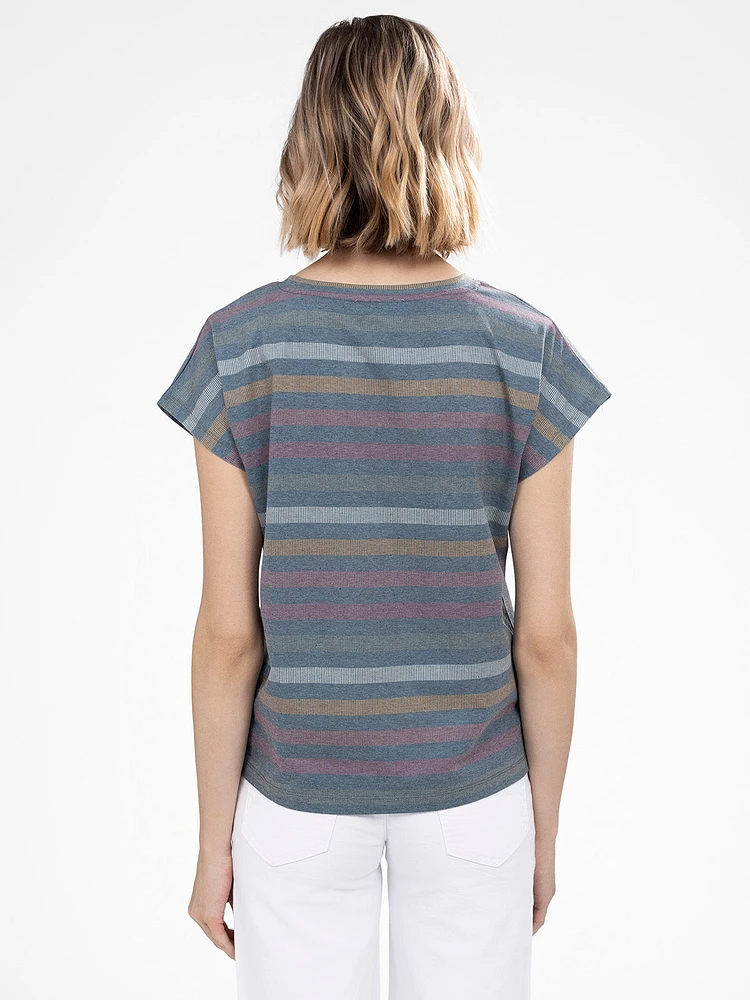 T-shirt semi-ajusté à manches courtes