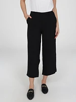 Pantalon large décontracté à enfiler