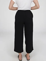 Pantalon large décontracté à enfiler