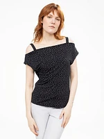 Short-sleeve semi-fitted t-shirt