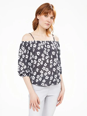 Blouse ample à manches courtes