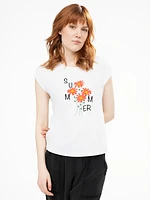 Semi-fitted tank top