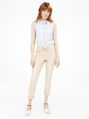 Capri skinny ajusté à enfiler