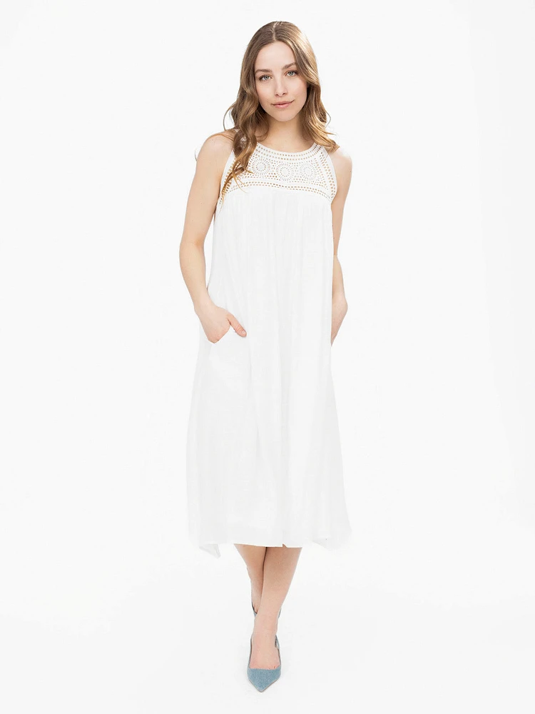 Long A-line dress