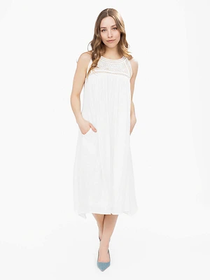 Long A-line dress