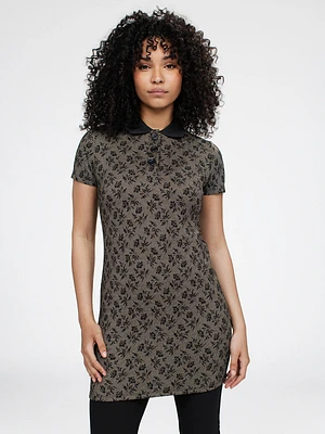 Short A line knit dress
